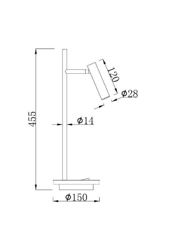 Настольная лампа Maytoni Estudo Z010TL-L8W3K