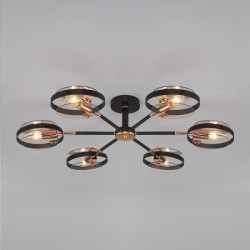 Потолочный светильник Eurosvet Gallo 70121/6 черный