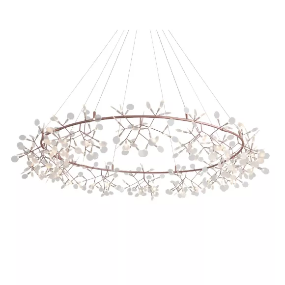 Подвесная светодиодная люстра ST Luce Rafina SL379.203.324, Медь, Белый, Нейтральный белый Подвесная светодиодная люстра ST Luce Rafina SL379.203.324, Медь, Белый, Нейтральный белый