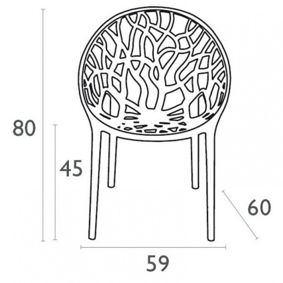 Кресло Crystal SGD_234-052-0326