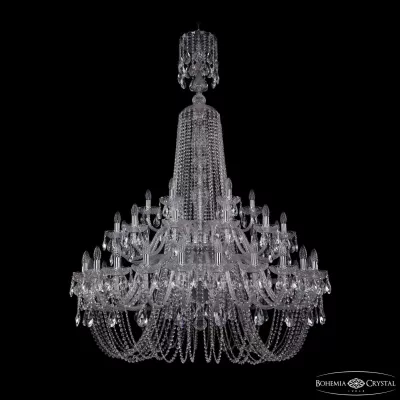 Подвесная люстра Bohemia Ivele Crystal 1402/24+12+6/460/XL-176/2d Ni