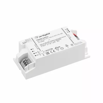 Блок питания Arlight ARJ-SP-53-PFC-DALI2-NFC-PD-WR (53W, 3-44V, 0.5-1.4A) 044888