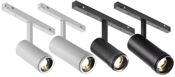 Трековый магнитный светильник iLedex Vision ZOOM 4822-020-D47-10W-10/60DG-3000K-WH, Белый, Теплый белый, Алюминий