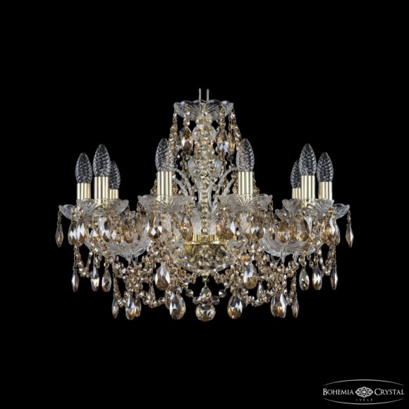 Подвесная люстра Bohemia Ivele Crystal 1411/10/195 G R721