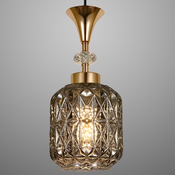 Подвесная люстра Reluce 02003-0.9-05L SMOKE