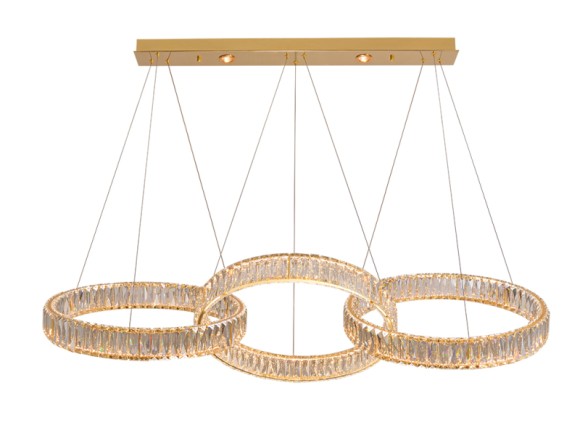 Подвесная светодиодная люстра Newport 8240 8243/S gold NEW