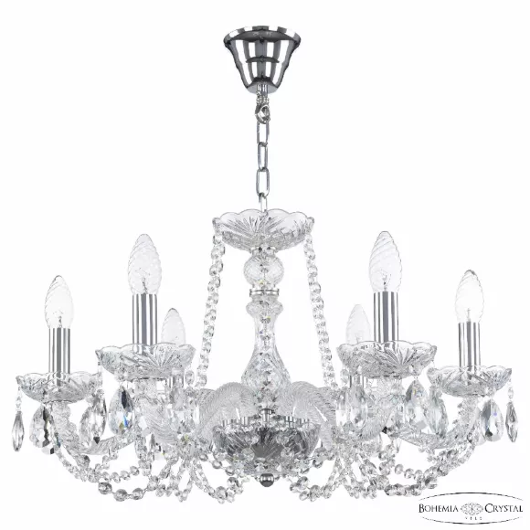 Подвесная люстра Bohemia Ivele Crystal 119/6/200 Ni Подвесная люстра Bohemia Ivele Crystal 119/6/200 Ni