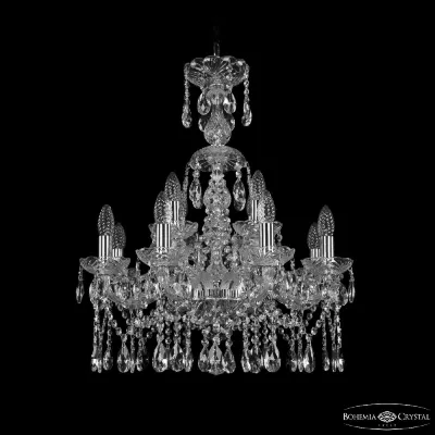 Подвесная люстра Bohemia Ivele Crystal 1413/8+4/200/XL-66 Ni