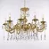 Подвесная люстра Bohemia Ivele Crystal AL79101/10/250 A G, декоративные элементы крупным планом