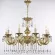 Подвесная люстра Bohemia Ivele Crystal AL79101/10/250 A G, Золото, Металл, Классика стиль, декоративные элементы крупным планом