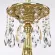 Подвесная люстра Bohemia Ivele Crystal AL79101/10/250 A G, Классика, Золото, Металл