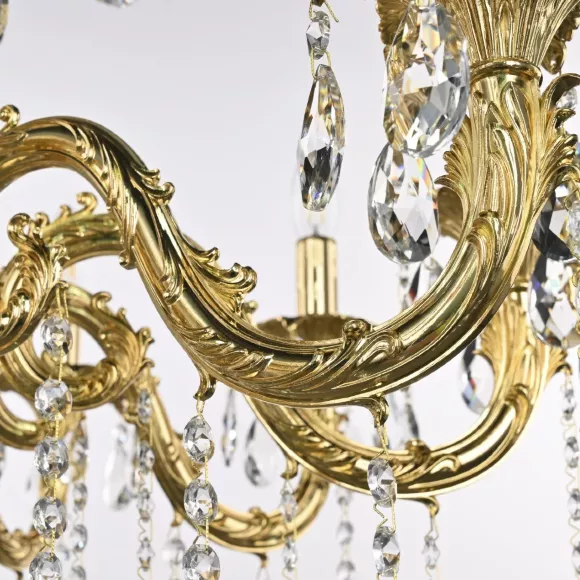 Подвесная люстра Bohemia Ivele Crystal AL79101/10/250 A G, дополнительный ракурс Подвесная люстра Bohemia Ivele Crystal AL79101/10/250 A G, дополнительный ракурс