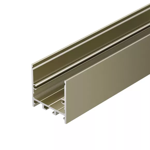 Алюминиевый профиль Arlight SL-LINE-3638-LW-2000 ANOD OLIVE GREY 038432, крупный план Алюминиевый профиль Arlight SL-LINE-3638-LW-2000 ANOD OLIVE GREY 038432, крупный план