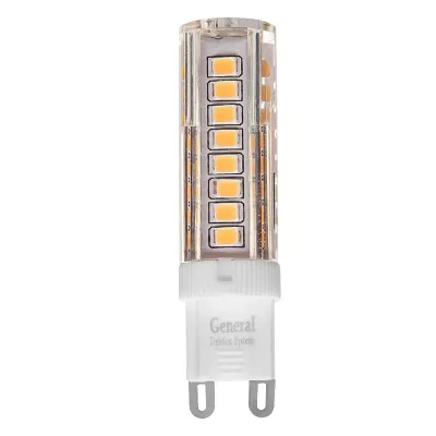 Светодиодная лампа General GLDEN-G9-10-P-220-4500 661447