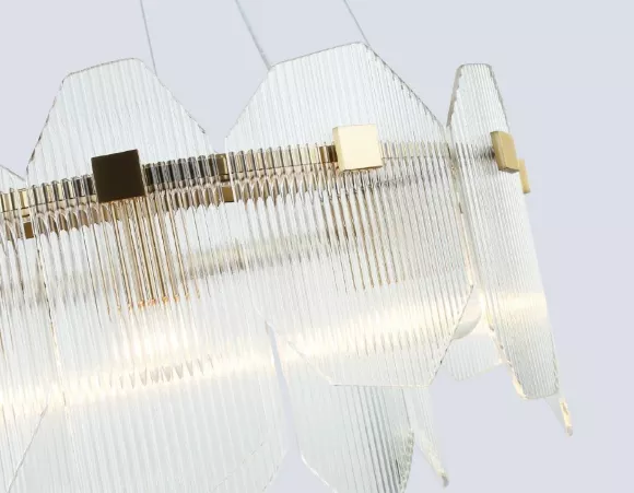 Подвесная люстра Ambrella Light High Light Crystal LH31251, декоративные элементы крупным планом Подвесная люстра Ambrella Light High Light Crystal LH31251, декоративные элементы крупным планом