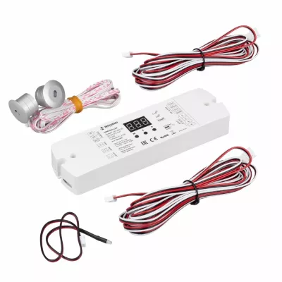 Контроллер лестничный Arlight SMART-SPI-302-82-2G-SH-PS-SUF (12-24V, TUYA Wi-Fi, 2.4G) (IARL, IP20 Пластик) 046485