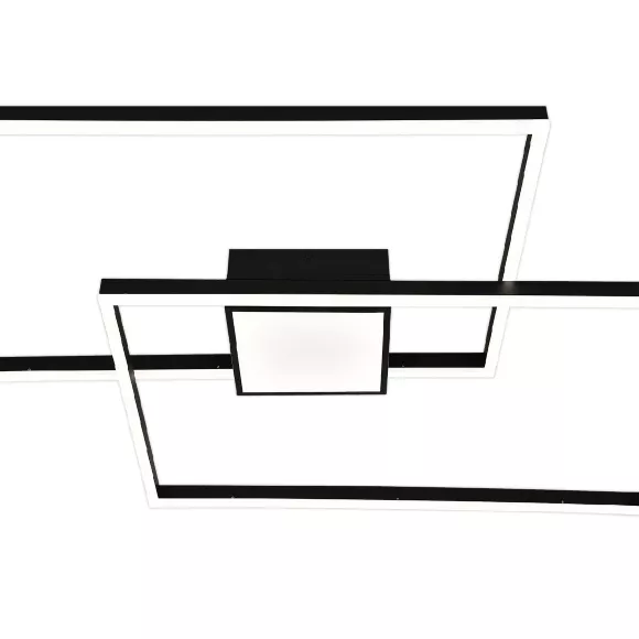 Потолочная люстра Escada Twins 10284/3LED, Черный, Белый, От теплого до холодного, вид сверху Потолочная люстра Escada Twins 10284/3LED, Черный, Белый, От теплого до холодного, вид сверху