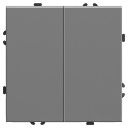 Выключатель двухклавишный Stekker RSW10-5104-10 Эмили 49944