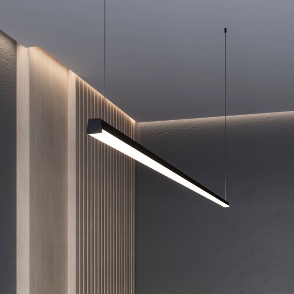 Профиль с экраном Arlight LINE-D-3734-2000 TETRA BLACK+OPAL 055072