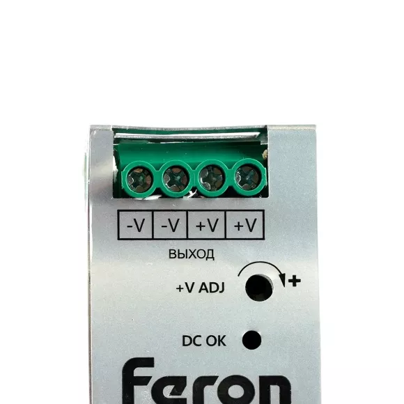Трансформатор электронный на DIN-рейку Feron LB008 150W 24V IP20 52136
