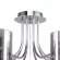 Люстра на штанге Escada Intense 683/8P, Хром, Дымчатый, Металл, декоративные элементы крупным планом