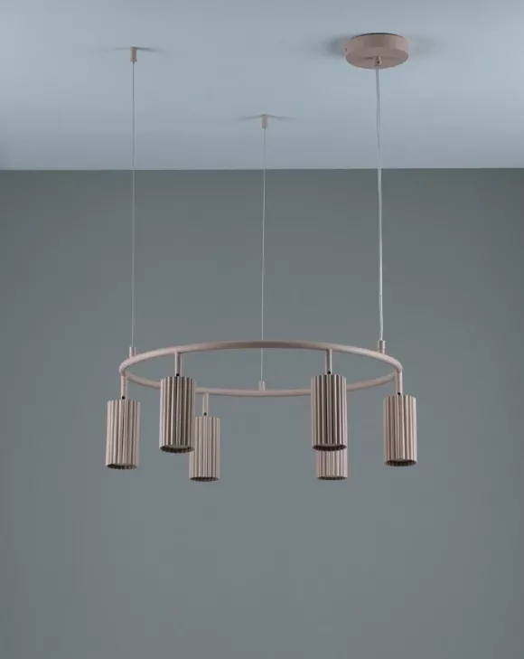 Подвесная люстра Moderli Cora V11603-6P, Современный, Розовый Подвесная люстра Moderli Cora V11603-6P, Современный, Розовый