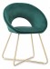 Комплект стульев Refuge зеленый, золотой (Комплект 4 шт) HSBI_DC2124_green_4