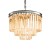 Подвесная люстра Delight Collection 1920s Odeon KR0387P-6 chrome/amber