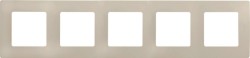 Рамка 5-постовая Legrand Etika слоновая кость 672515