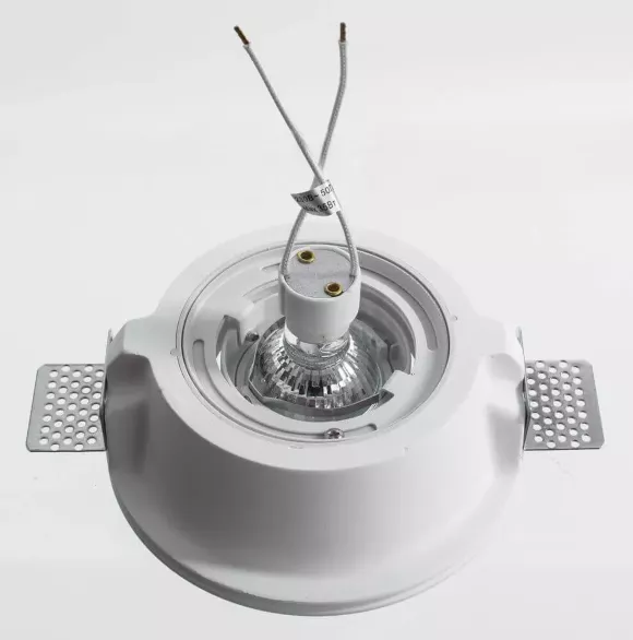 Встраиваемый светильник Arte Lamp Invisible A9215PL-1WH, вид сверху Встраиваемый светильник Arte Lamp Invisible A9215PL-1WH, вид сверху