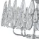 Потолочная люстра Arte Milano Sorrento 372009/6/80/490 CR, Прозрачный, Хром, Металл