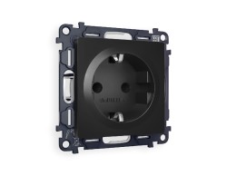 Комплект механизма розетки с/з со шторками Ambrella Volt Alfa MA807010