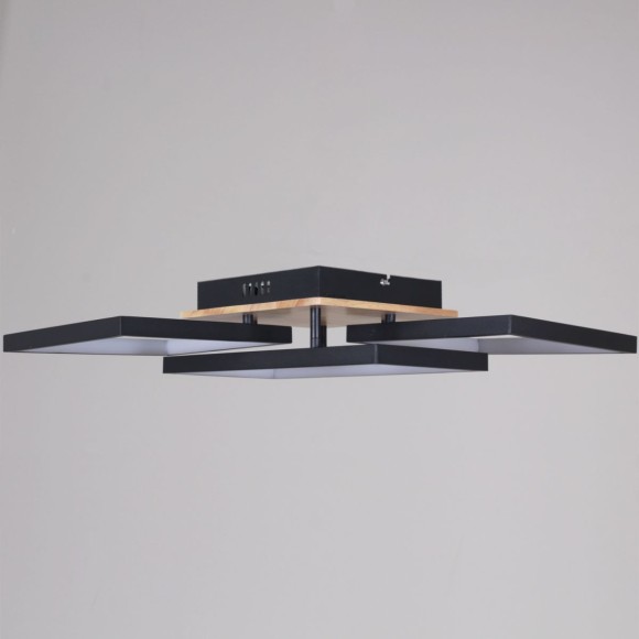 Потолочный светильник Reluce 49560-0.3-03 BK+WOOD