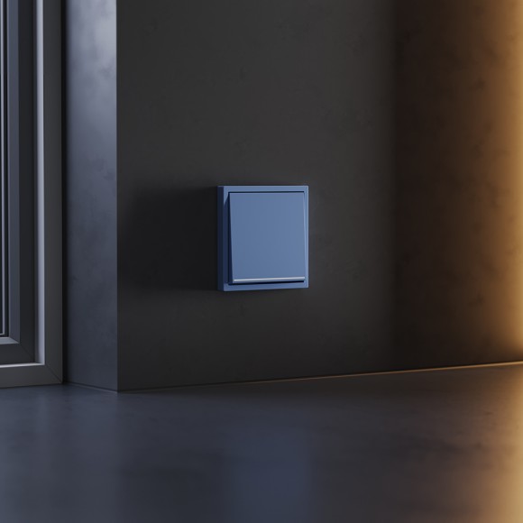 Клавиша для выключателя/переключателя одноклавишного с подсветкой Voltum S70 (деним) VLS000215