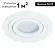 Встраиваемый светильник Arte Lamp Tarf A2167PL-1WH