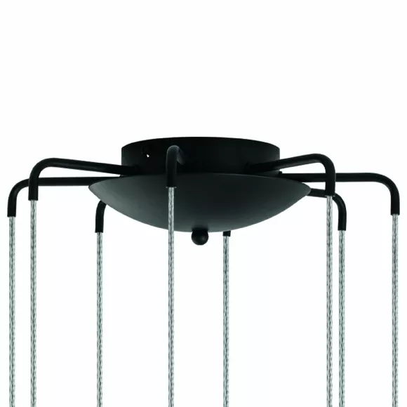 Подвесная люстра Lightstar Tubo L8T747147, Черный, Белый, Нейтральный белый