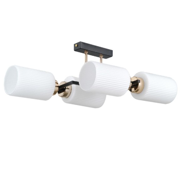 Потолочная люстра Illumico IL0809-4ASQ-25 BK AB NAPLES