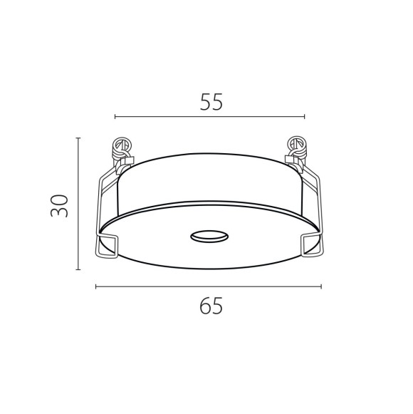 Рамка для светильников плоская Lightstar Spira 0741х6 (D65) 074106-12