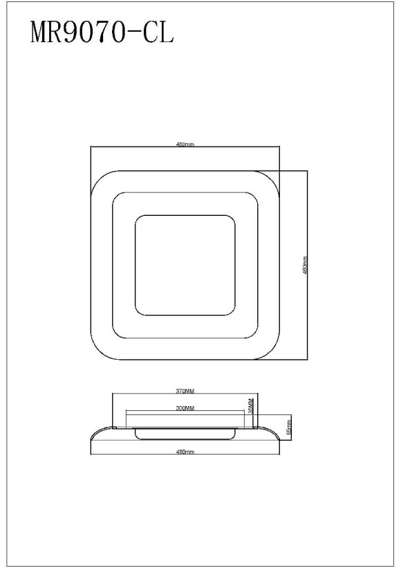 Потолочный светильник Myfar Sao MR9070-CL