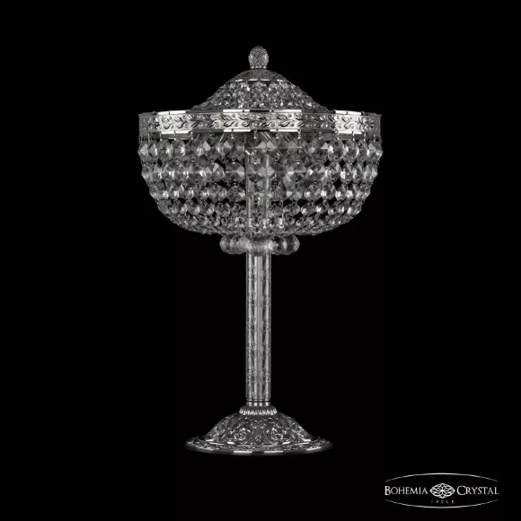 Настольная лампа Bohemia Ivele Crystal 19281L6/25IV Ni Настольная лампа Bohemia Ivele Crystal 19281L6/25IV Ni