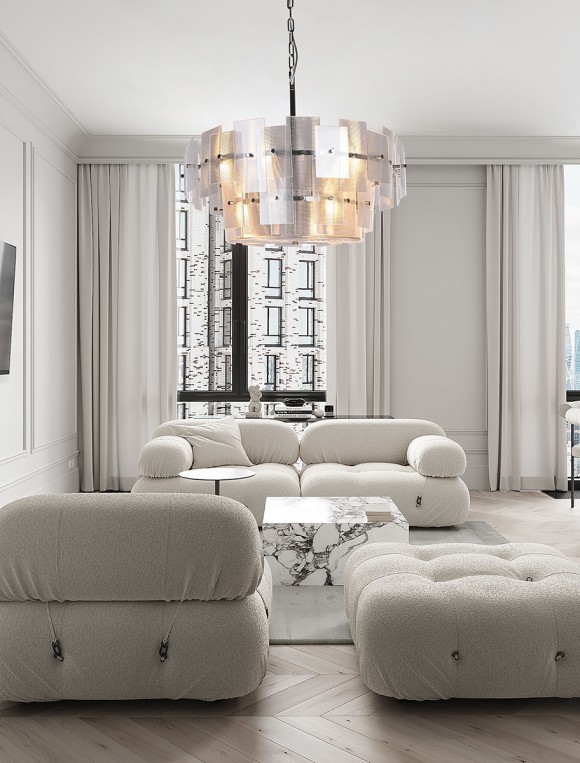 Подвесная люстра Delight Collection BRCH9161CG nickel