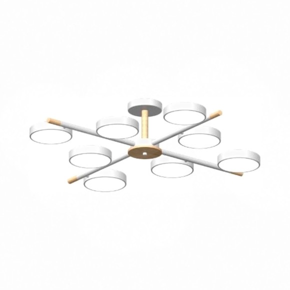 Люстра на штанге LED4U L3209-860 WH