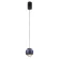 Подвесной светильник Crystal Lux CARO SP LED BLUE, Черный, Синий, Нейтральный белый
