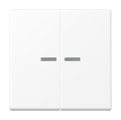 Клавиша 2-ная с двумя линзами Jung A500 A595KO5WWM