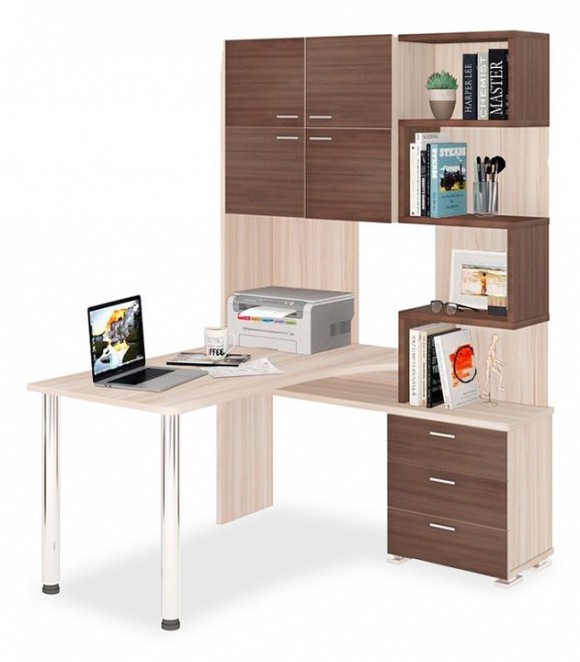 Стол компьютерный Домино СР-500М/140 MER_SR-500M-140-KSHK-CH-PRAV