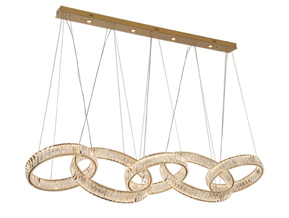 Подвесная светодиодная люстра Newport 8240 8245/S gold NEW