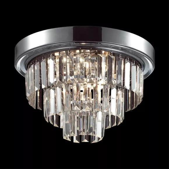 Потолочный светильник Lumion Classi Zaha 8266/4C, Хром, Прозрачный, Металл, крупный план Потолочный светильник Lumion Classi Zaha 8266/4C, Хром, Прозрачный, Металл, крупный план