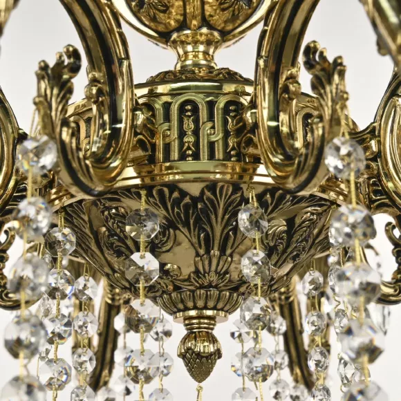 Подвесная люстра Bohemia Ivele Crystal AL79101/10/250 A GB, Классика Подвесная люстра Bohemia Ivele Crystal AL79101/10/250 A GB, Классика