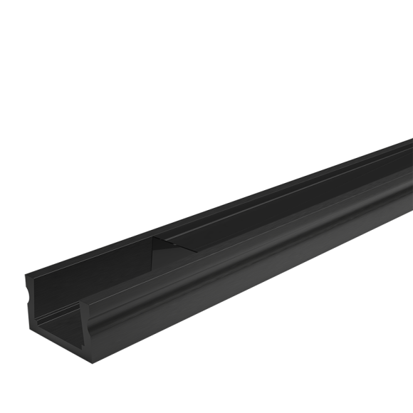 Профиль алюминиевый накладной Wolta WAP-S-16/6/2000-B