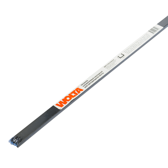 Профиль алюминиевый накладной Wolta WAP-S-16/6/2000-B